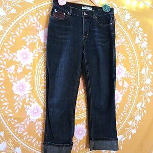 NWOT Vintage Tommy Hilfiger Size 8 100% Cotton Cuffed Hem Retro City Classic